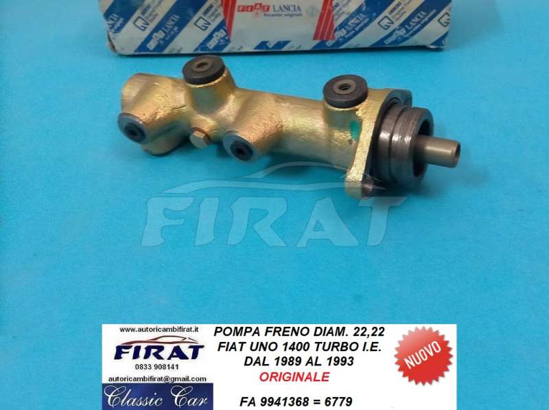 POMPA FRENO FIAT UNO 1400 TURBO IE 89 - 93 (9941368)